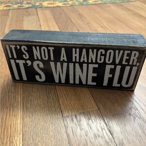 Black and White Decorative Sign